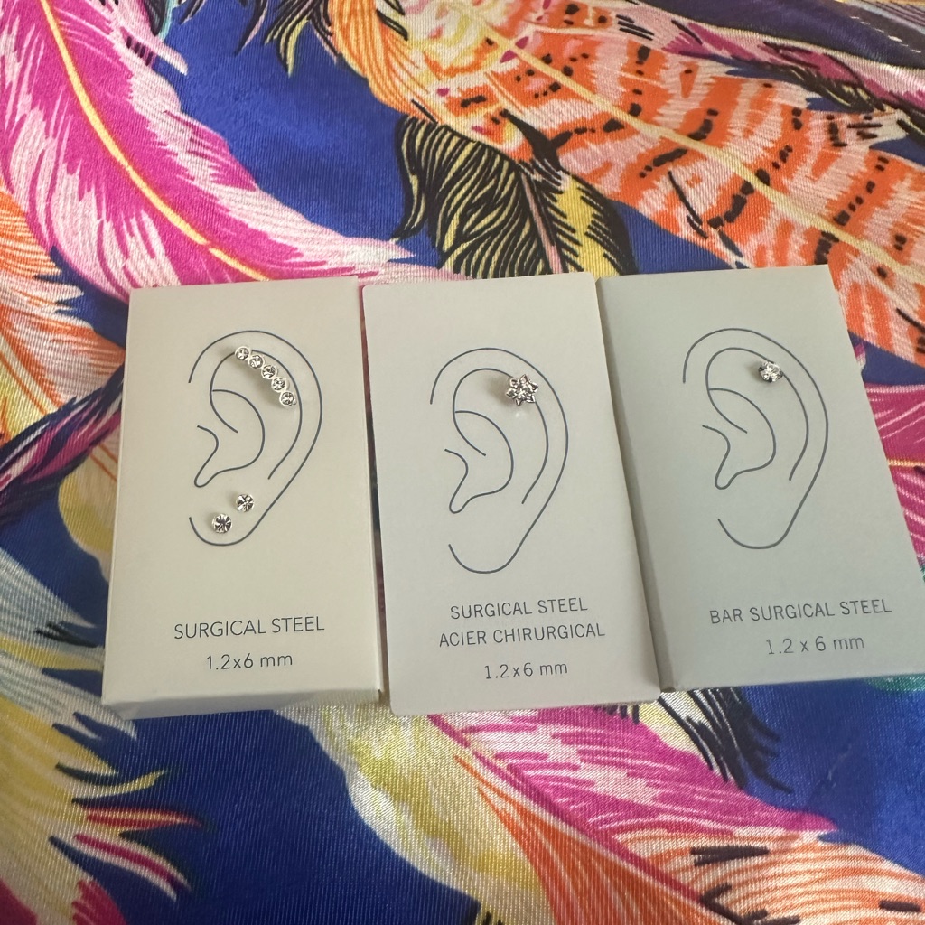 Surgical Steel Ear Piercing Set